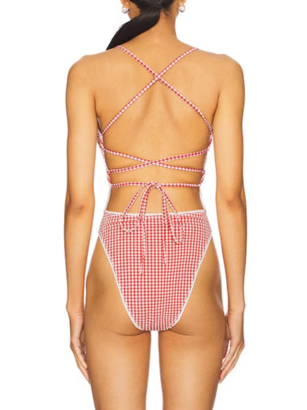 Lovers and Friends Ruby One Piece Red Gingham - Picture 2 of 6